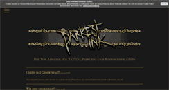 Desktop Screenshot of darkest-ink.de