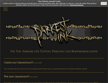 Tablet Screenshot of darkest-ink.de